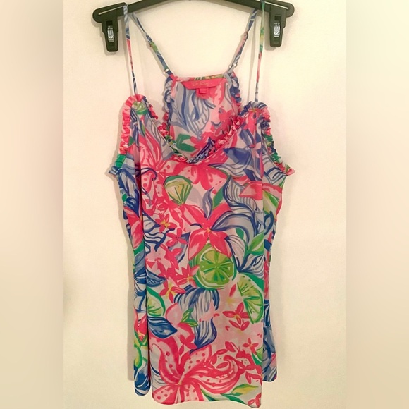 Lilly Pulitzer Colorful Floral Dress - Picture 1 of 2